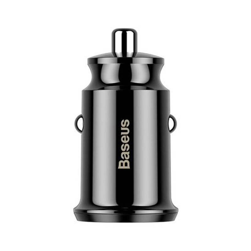 Baseus Grain 2x USB 5V 31A automobilinis įkroviklis juodas Baseus Grain 2x USB 5V 31A automobilinis įkroviklis juodas