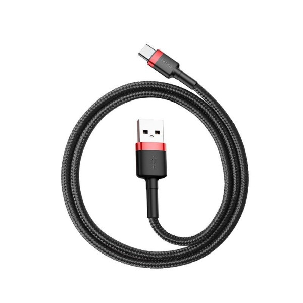 „Baseus Cafule“ kabelis USB-C 2A 2 m raudonas + juodas
