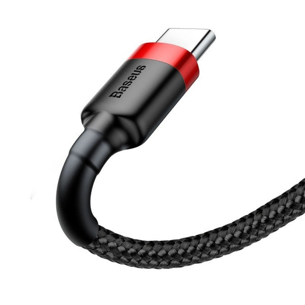 „Baseus Cafule“ kabelis USB-C 2A 2 m raudonas + juodas