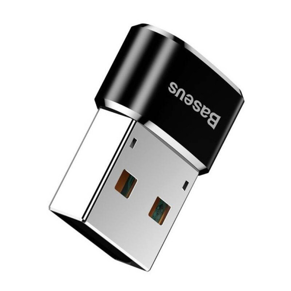 „Baseus“ USB-C į USB-A adapteris 5A juodas