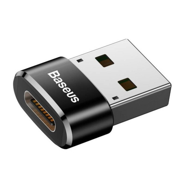 „Baseus“ USB-C į USB-A adapteris 5A juodas