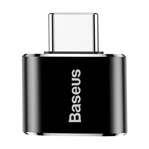 „Baseus“ USB į USB Type-C adapteris 24A juodas