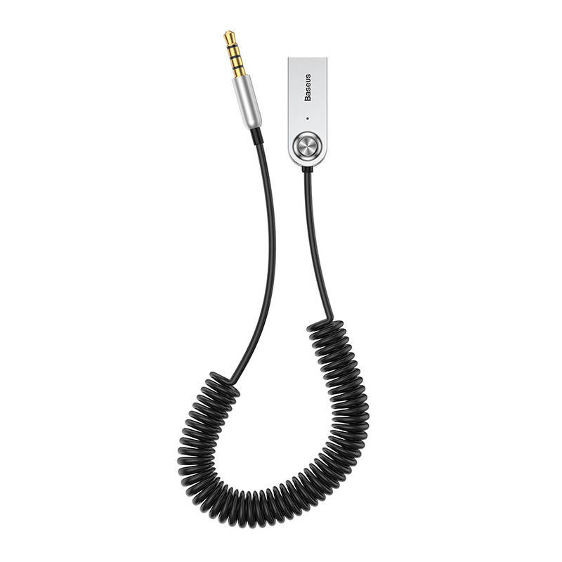 Baseus USB garso adapteris Bluetooth 50 AUX - juodas Baseus USB garso adapteris Bluetooth 50 AUX - juodas