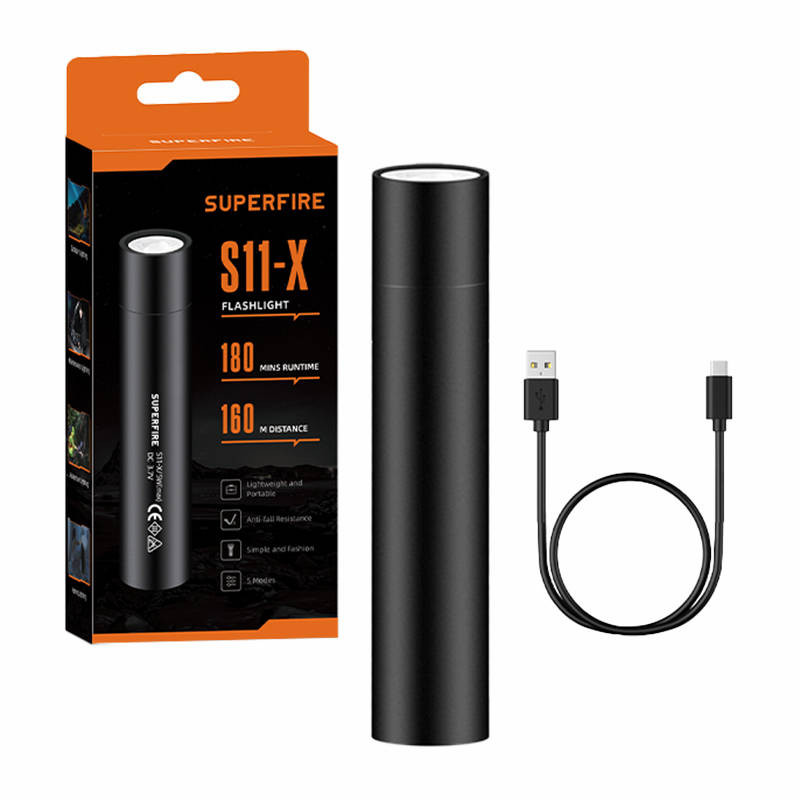 Mini žibintuvėlis Supfire S11-X 700lm USB Mini žibintuvėlis Supfire S11-X 700lm USB