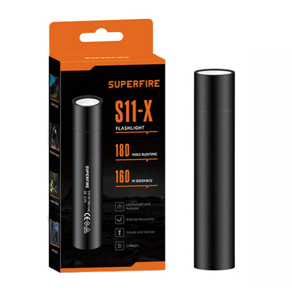 Mini žibintuvėlis Supfire S11-X 700lm USB