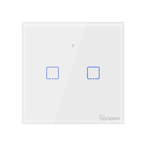 Smart Switch WiFi Sonoff T0 EU TX 2 kanalai