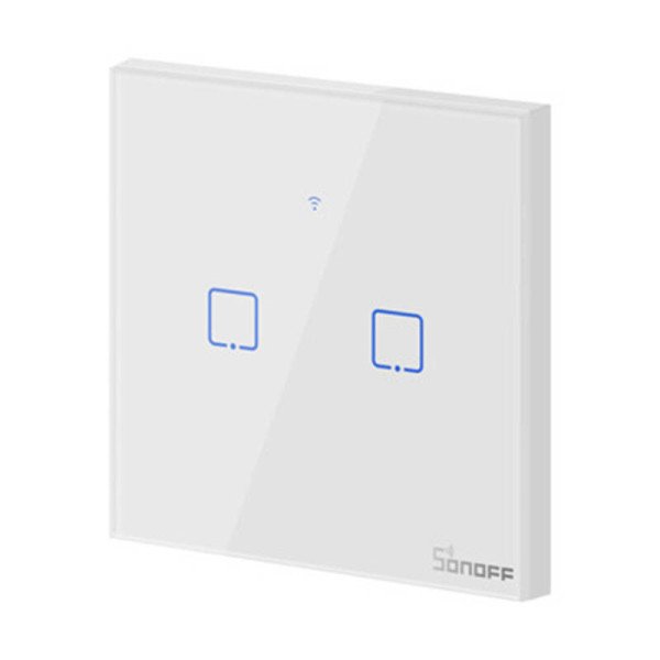 Smart Switch WiFi + RF 433 Sonoff T1 EU TX 2 kanalų