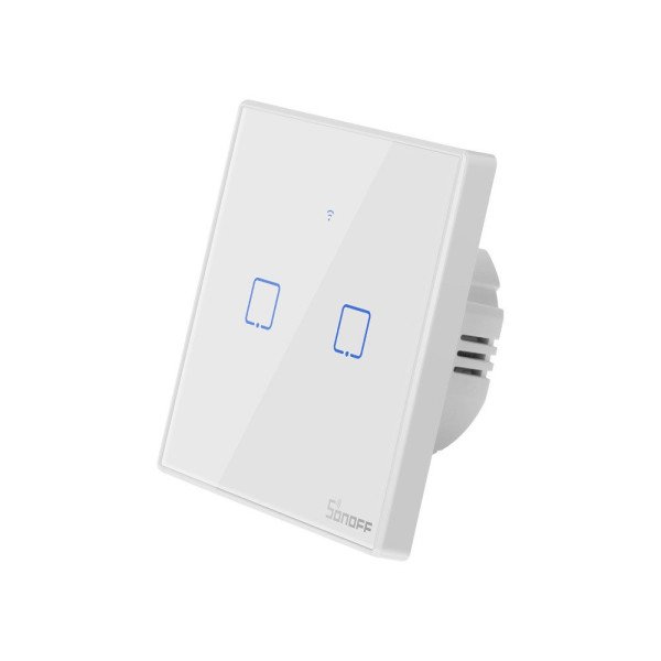 Smart Switch WiFi + RF 433 Sonoff T2 EU TX 2 kanalai