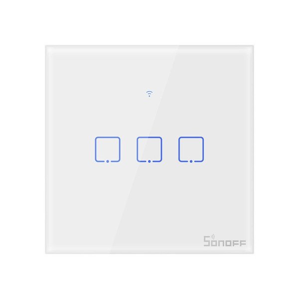 Smart Switch WiFi Sonoff T0 EU TX 3 kanalai