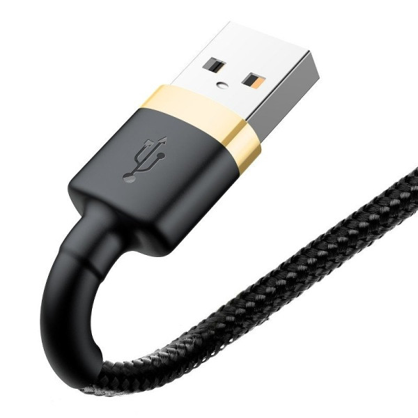 „Baseus Cafule“ kabelis USB Lightning 15 A 2 m auksinis + juodas