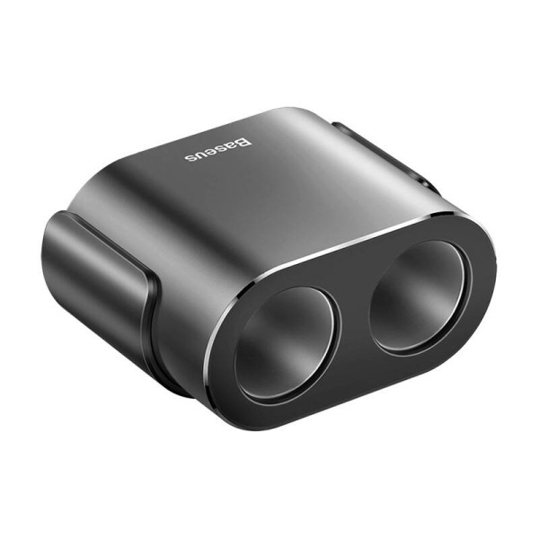 „Baseus Lighter“ lizdo skirstytuvas 2xUSB 31A 100W juodas