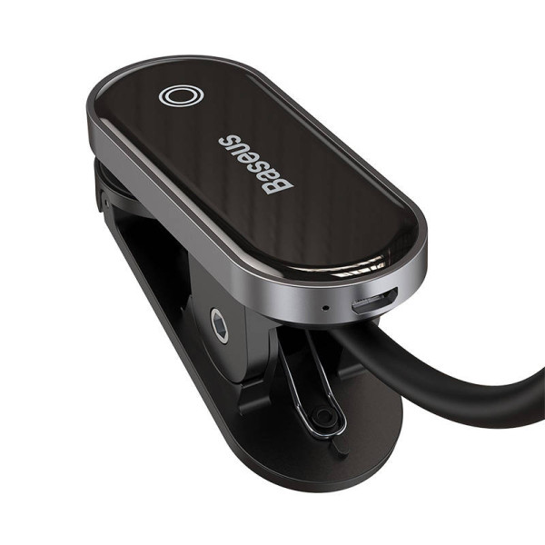 „Baseus“ DGRAD-0G „Comfort Reading Mini Clip“ lempa tamsiai pilka