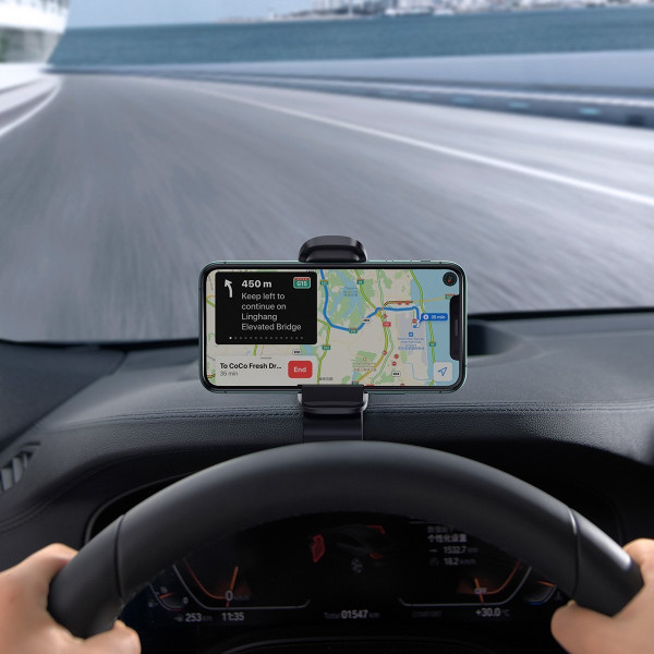 Automobilinis laikiklis Baseus Big Mouth Pro juodas