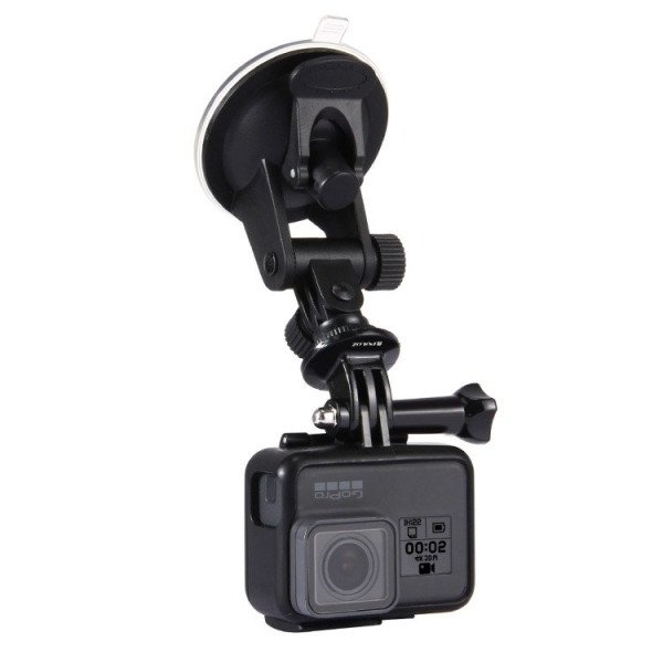 Stiklinis automobilio laikiklis Puluz skirtas GOPRO Hero DJI Osmo Action PU51