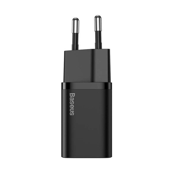 Baseus Super Si Quick Charger 1C 20W su USB-C laidu skirtas Lightning 1m juodas