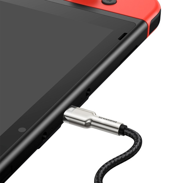 Laidas iš USB-C į USB-C Baseus Cafule 100 W 2 m juodas