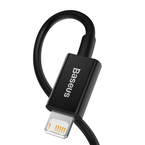 „Baseus Superior“ serijos kabelis iš USB į iP 24A 2m juodas