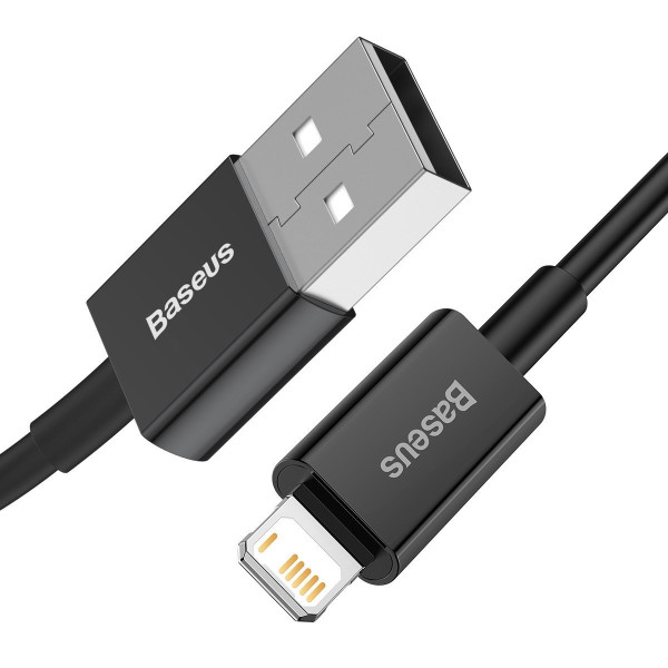 „Baseus Superior“ serijos kabelis iš USB į iP 24A 2m juodas