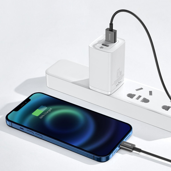 „Baseus Superior“ serijos kabelis iš USB į iP 24A 2m juodas