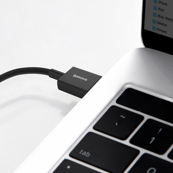 „Baseus Superior“ serijos kabelis iš USB į iP 24A 2m juodas