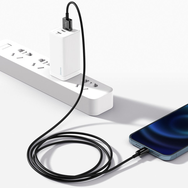 „Baseus Superior“ serijos kabelis iš USB į iP 24A 2m juodas