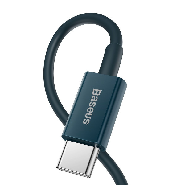 „Baseus Superior“ serijos USB-C laidas iki „iP“ 20 W PD 1 m mėlynas