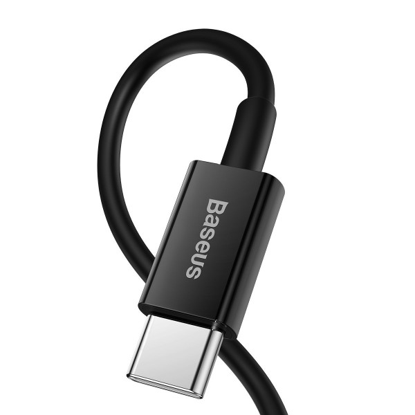„Baseus Superior“ serijos USB-C laidas iki „iP“ 20 W PD 1 m juodas
