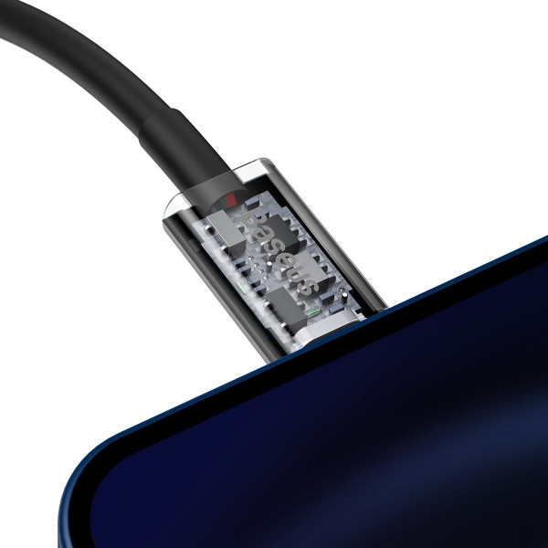 „Baseus Superior“ serijos USB-C laidas iki „iP“ 20 W PD 1 m juodas