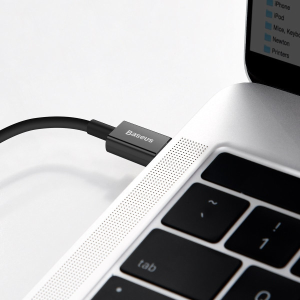 „Baseus Superior“ serijos USB-C laidas iki „iP“ 20 W PD 1 m juodas