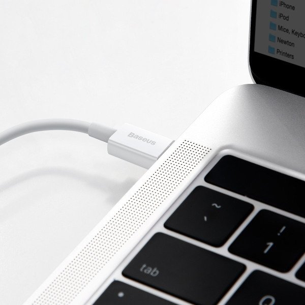 „Baseus Superior“ serijos USB-C kabelis su „Lightning“ 20 W PD 025 m baltas