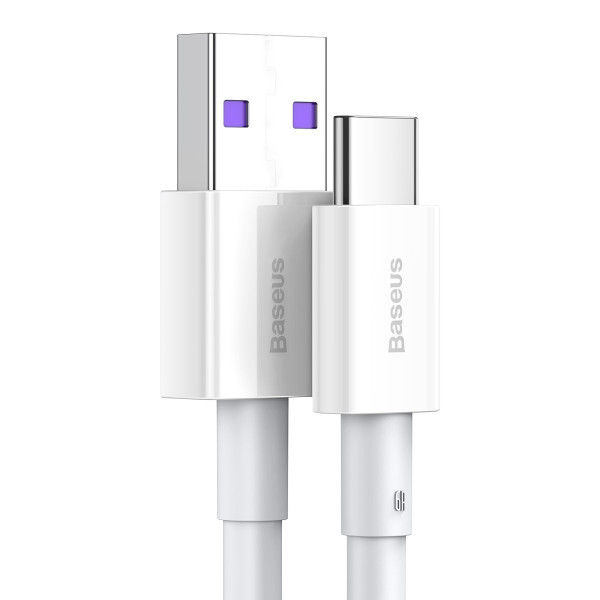 „Baseus Superior“ serijos kabelis iš USB į USB-C 66 W 2 m baltas