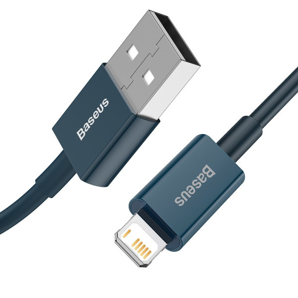„Baseus Superior“ serijos USB kabelis iki iP 24A 2 m mėlynas