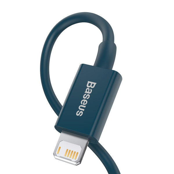 „Baseus Superior“ serijos USB kabelis iki iP 24A 2 m mėlynas