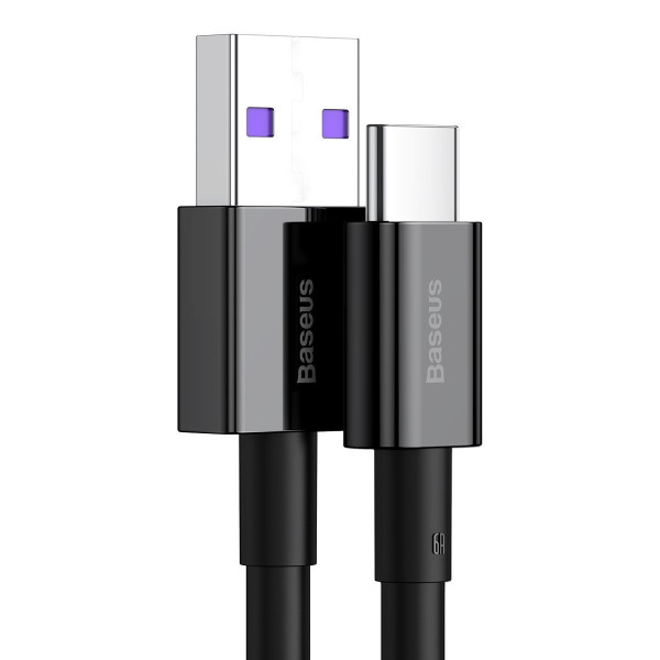 „Baseus Superior“ serijos kabelis iš USB į USB-C 66 W 2 m juodas