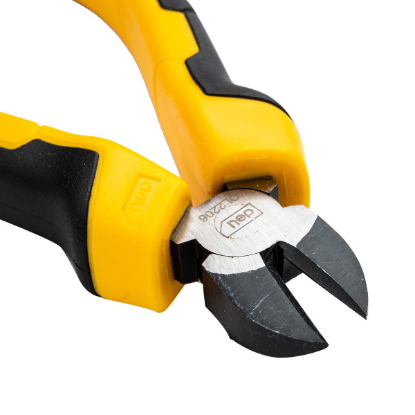 Įstrižainės replės 6 Deli Tools EDL2206 geltona