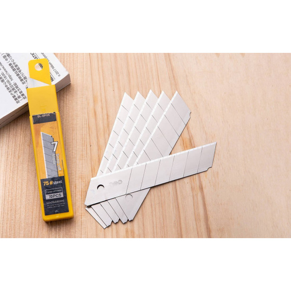 Pjovimo 25mm 10 vnt ašmenų galvutė Deli Tools EDL-DP05 sidabrinė