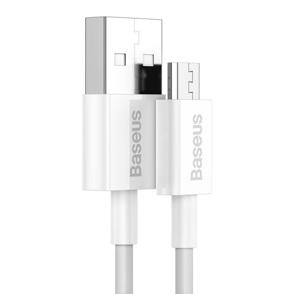 „Baseus Superior“ serijos kabelis iš USB į mikro USB 2A 1m baltas