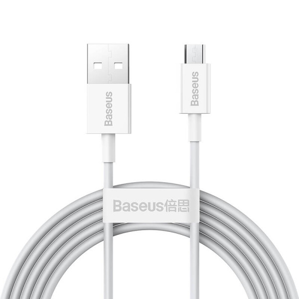 „Baseus Superior“ serijos kabelis iš USB į mikro USB 2A 2m baltas
