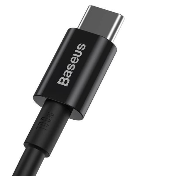 „Baseus Superior“ serijos kabelis iš USB-C į USB-C 100 W 1 m juodas