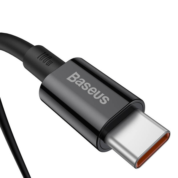 „Baseus Superior“ serijos kabelis iš USB-C į USB-C 100 W 1 m juodas