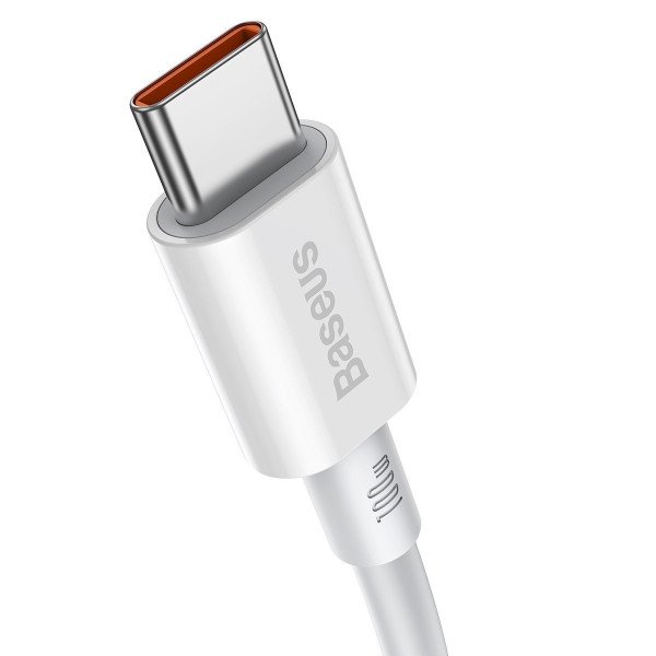 „Baseus Superior“ serijos kabelis iš USB-C į USB-C 100 W 1 m baltas