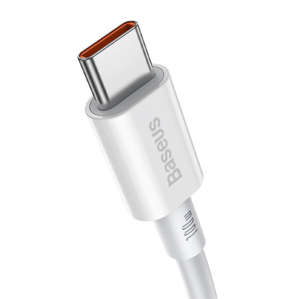 „Baseus Superior“ serijos kabelis iš USB-C į USB-C 100 W 2 m baltas
