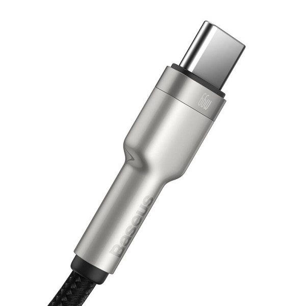 USB laidas skirtas USB-C Baseus Cafule 66 W 025 m juodas
