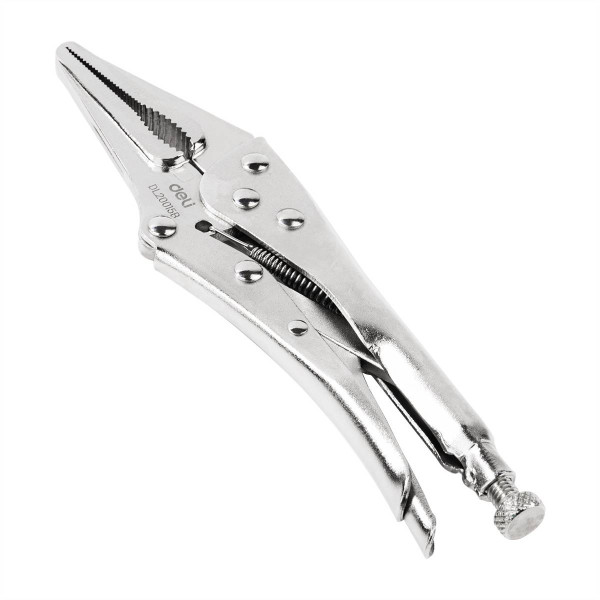 Ilgos nosies fiksavimo replės 9 Deli Tools EDL20015B sidabrinė