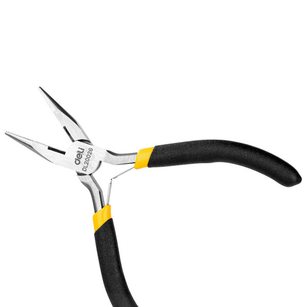 Mini replės 5 Deli Tools EDL20026 geltona