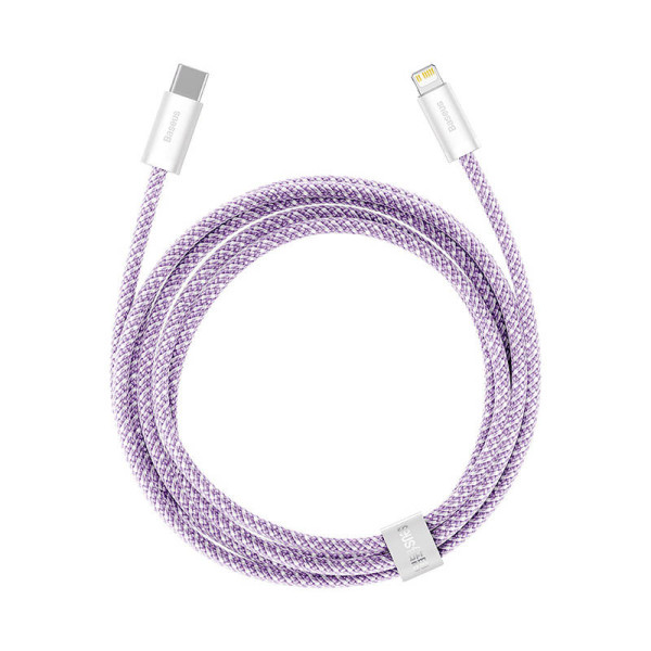 USB-C laidas skirtas Lightning Baseus Dynamic Series 20 W 2 m violetinė