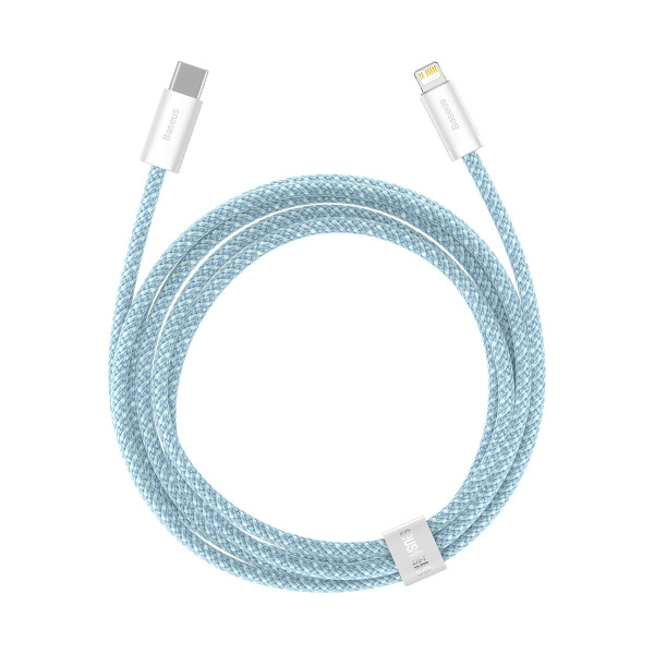 USB-C laidas skirtas Lightning Baseus Dynamic Series 20 W 2 m mėlynas