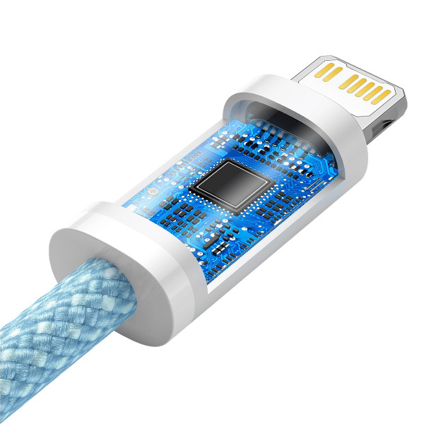 USB-C laidas skirtas Lightning Baseus Dynamic Series 20 W 2 m mėlynas