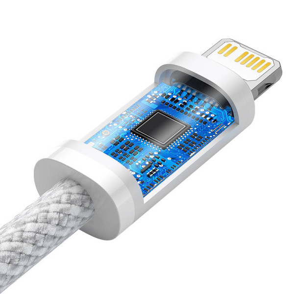 USB-C laidas skirtas Lightning Baseus Dynamic Series 20W 2m baltas