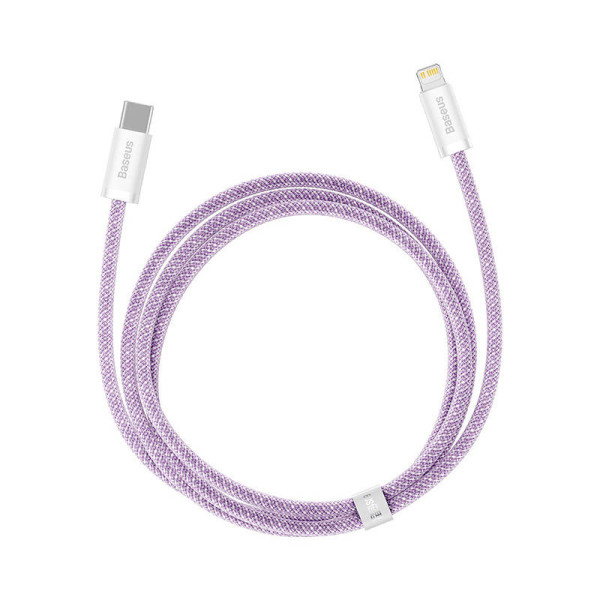 USB-C laidas skirtas Lightning Baseus Dynamic Series 20 W 1 m violetinė